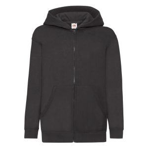 fruit of the loom kids classic zip hooded sweatshirt