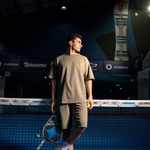 the graphitees men set oversize t shirt & short